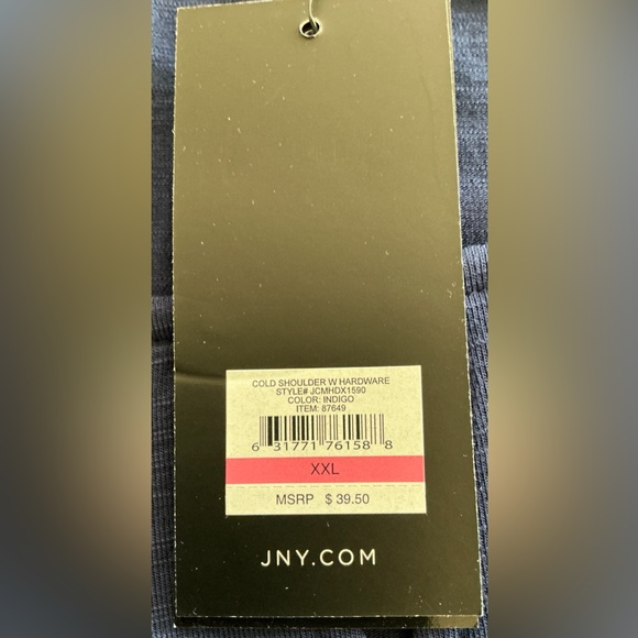 NEW Blue Relaxed Cut Out t shirt with Short Sleeves - Picture 9 of 9